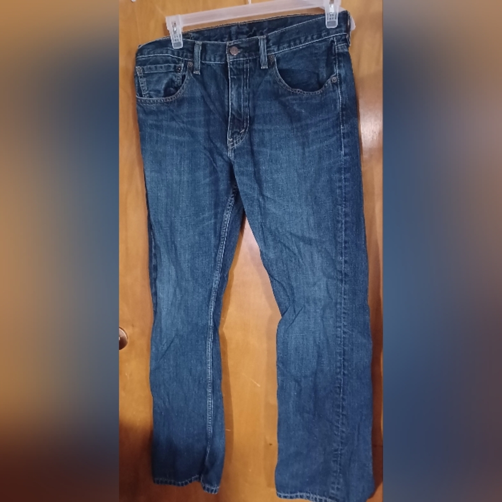Levi's Dark Blue Straight-Leg Jeans